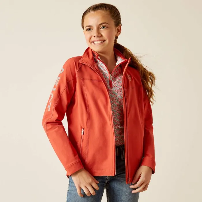 Kids Jackets and Vests Ariat Agile Softshell Waterproof Jacket Baked Apple