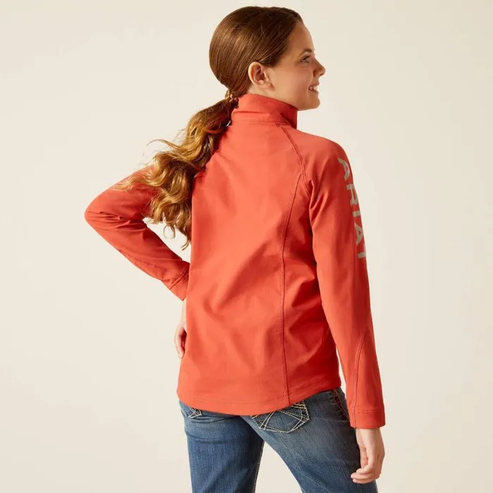 Kids Jackets and Vests Ariat Agile Softshell Waterproof Jacket Baked Apple Kids Jackets and Vests Ariat Agile Softshell Waterproof Jacket Baked Apple