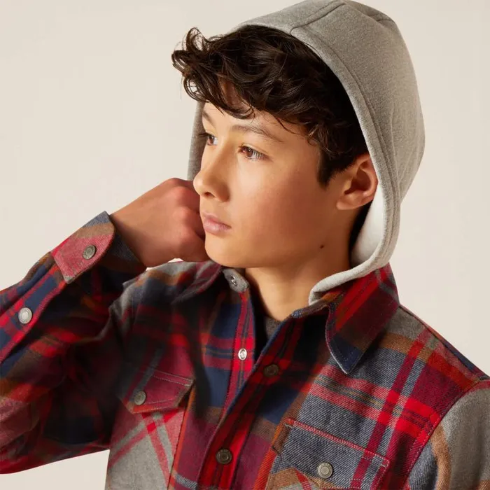 Kids Jackets and Vests Ariat Hoffman Shirt Jacket Merlot Kids Jackets and Vests Ariat Hoffman Shirt Jacket Merlot
