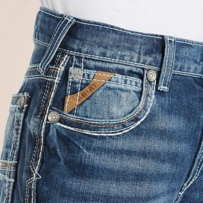 Kids Jeans Ariat B4 Relaxed Coltrane Boot Cut Jean Durango