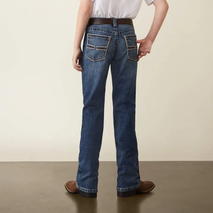 Kids Jeans Ariat B4 Relaxed Graysill Boot Cut Jean Nelson Kids Jeans Ariat B4 Relaxed Graysill Boot Cut Jean Nelson