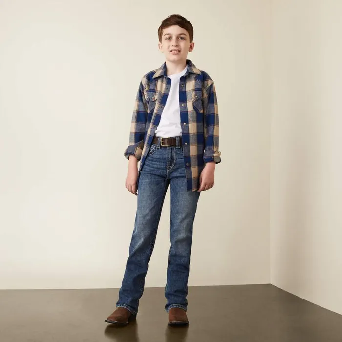 Kids Jeans Ariat B4 Relaxed Graysill Boot Cut Jean Nelson Kids Jeans Ariat B4 Relaxed Graysill Boot Cut Jean Nelson
