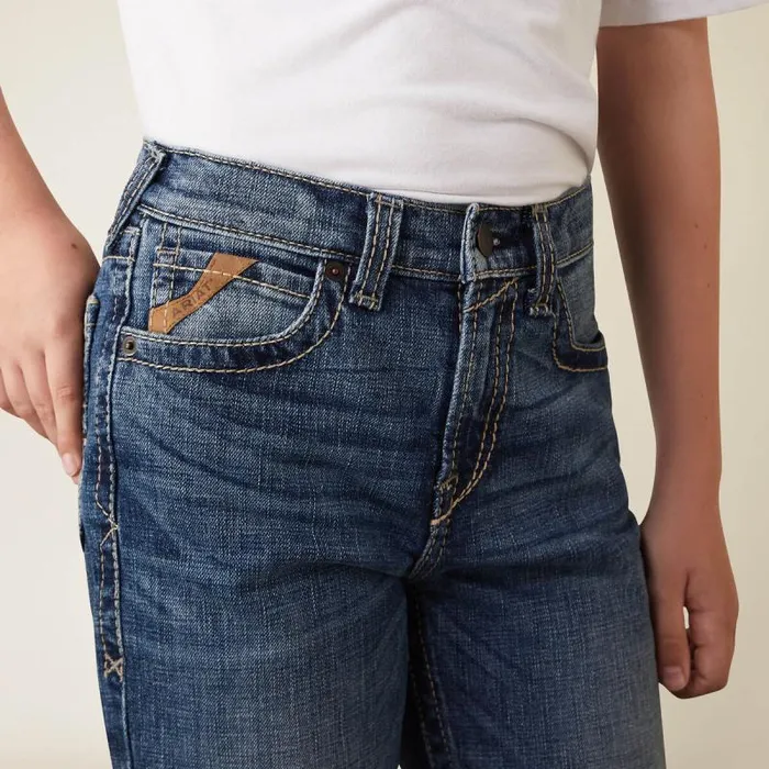 Kids Jeans Ariat B4 Relaxed Graysill Boot Cut Jean Nelson Kids Jeans Ariat B4 Relaxed Graysill Boot Cut Jean Nelson