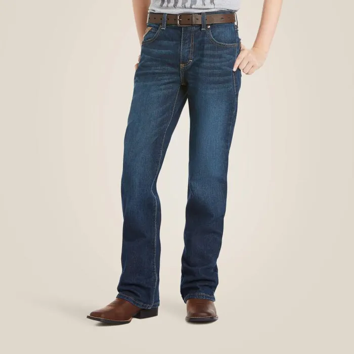 Kids Jeans Ariat B4 Relaxed Stretch Legacy Boot Cut Jean Chief