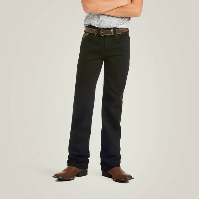 Kids Jeans Ariat B5 Slim Stretch Legacy Straight Jean Black