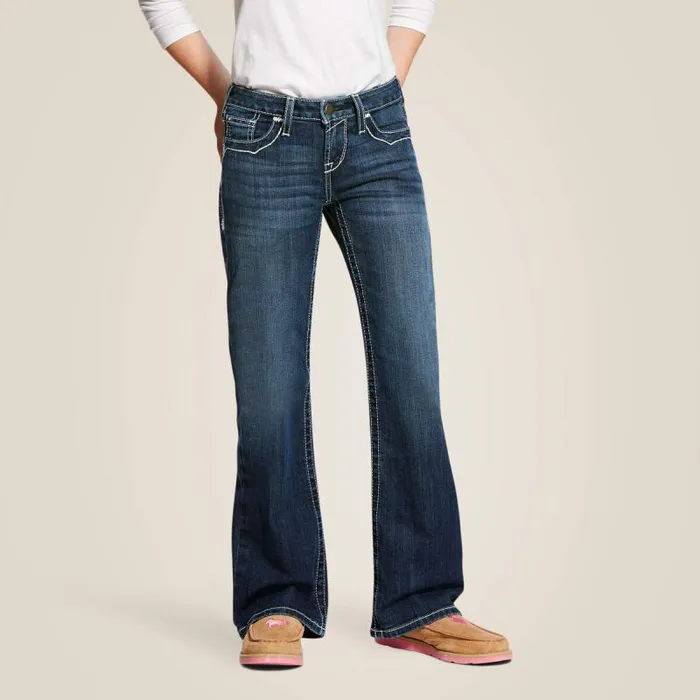 Kids Jeans Ariat Entwined Boot Cut Jean Dresden