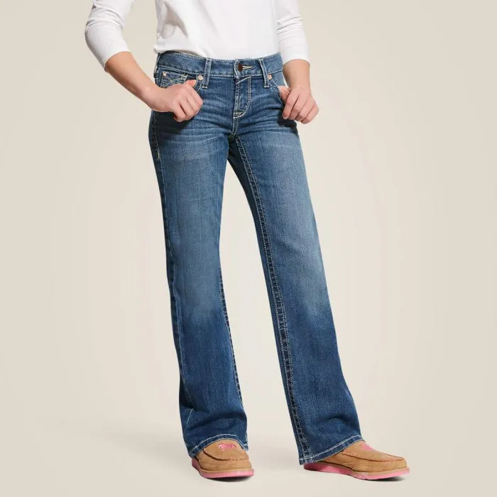 Kids Jeans Ariat Whipstitch Boot Cut Jean Eleanor