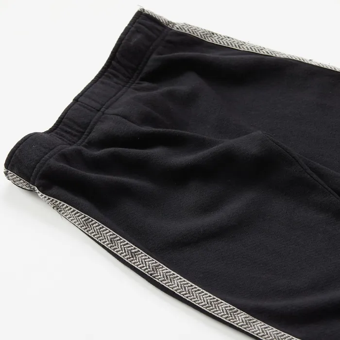 Kids Sale MONROW Chevron Trim Elastic Waist Sweats Black