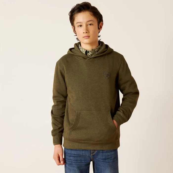 Kids Sweatshirts and Hoodies Ariat Faded Hoodie Brine Olive Kids Sweatshirts and Hoodies Ariat Faded Hoodie Brine Olive