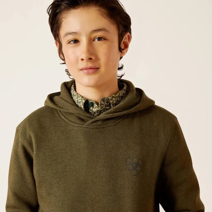 Kids Sweatshirts and Hoodies Ariat Faded Hoodie Brine Olive Kids Sweatshirts and Hoodies Ariat Faded Hoodie Brine Olive