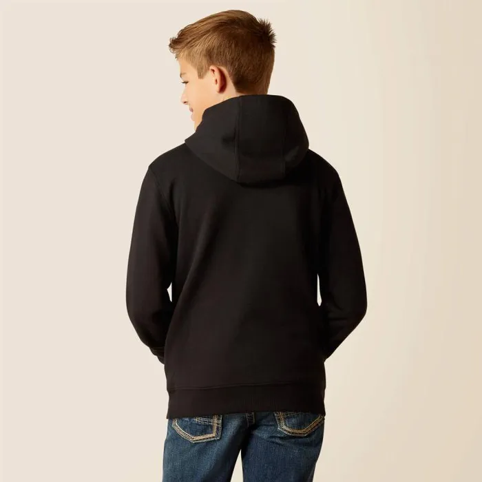 Kids Sweatshirts and Hoodies Ariat Mexico Hoodie Black Kids Sweatshirts and Hoodies Ariat Mexico Hoodie Black