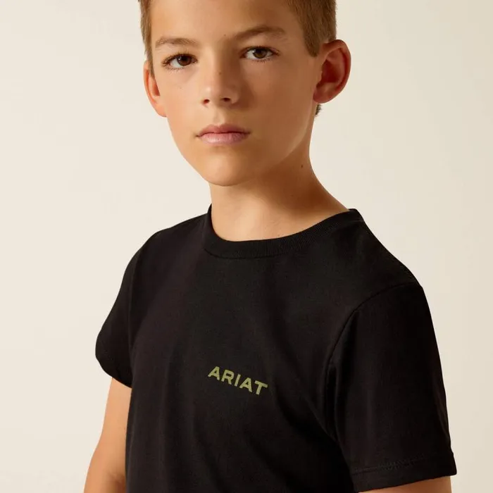 Kids TShirts and Polos Ariat Ariat Camo Corps TShirt Black Kids TShirts and Polos Ariat Ariat Camo Corps TShirt Black