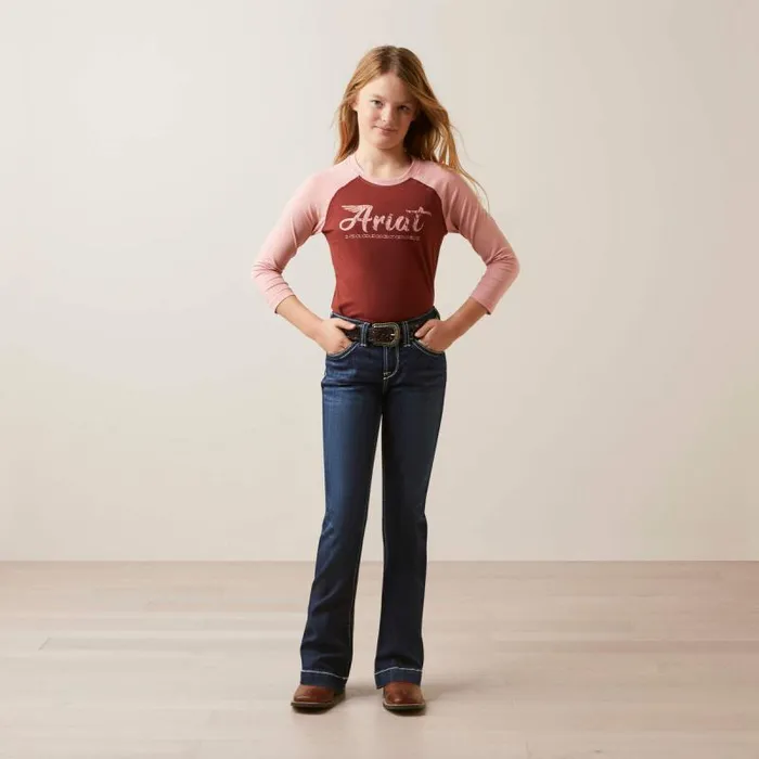 Kids TShirts and Polos Ariat Go Ariat Tee Fired Brick Kids TShirts and Polos Ariat Go Ariat Tee Fired Brick