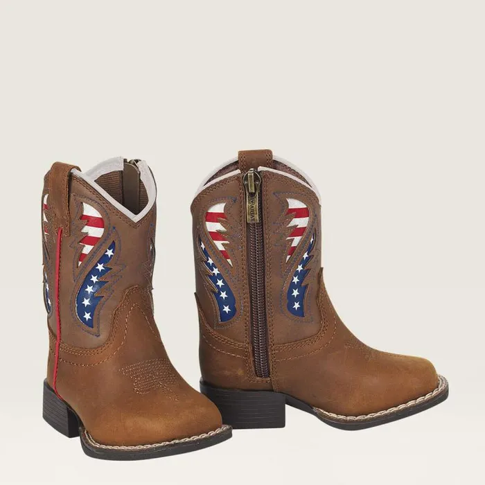 Kids Toddler Footwear Ariat Toddler Lil Stompers George Boot Brown