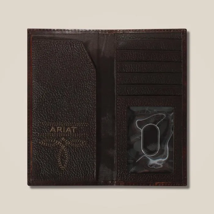 Kids Wallets Ariat Cross Embossed Rodeo Wallet Brown Kids Wallets Ariat Cross Embossed Rodeo Wallet Brown