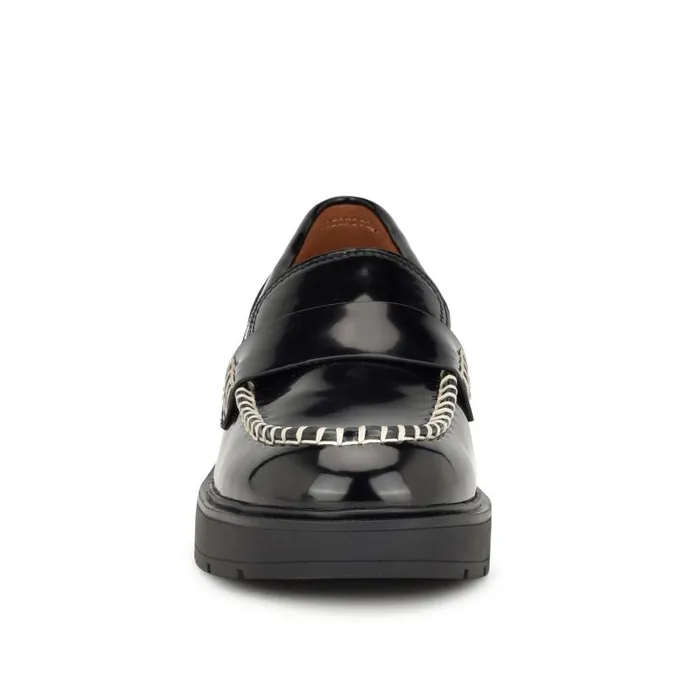 Kipla Casual Moc Loafers Black Women Nine West Flats and Loafers