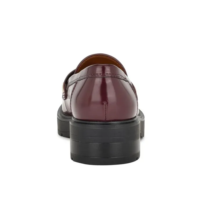 Kipla Casual Moc Loafers Red Women Nine West Flats and Loafers