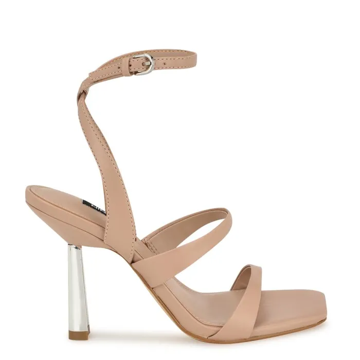 Kiya Ankle Strap Sandals Light Natural Women Nine West Sandals