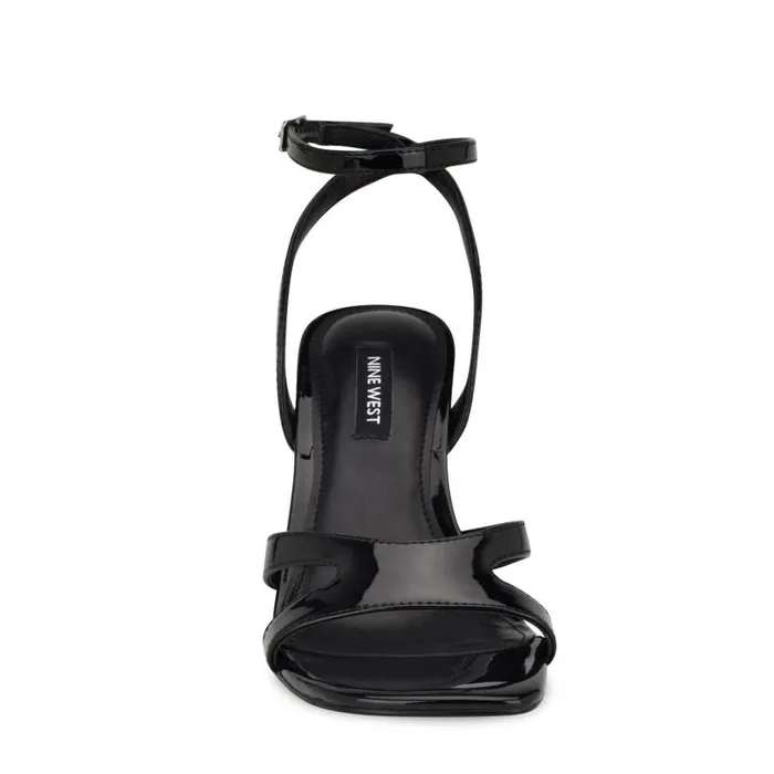 Kuane Ankle Strap Sandals Black Women Nine West Sandals
