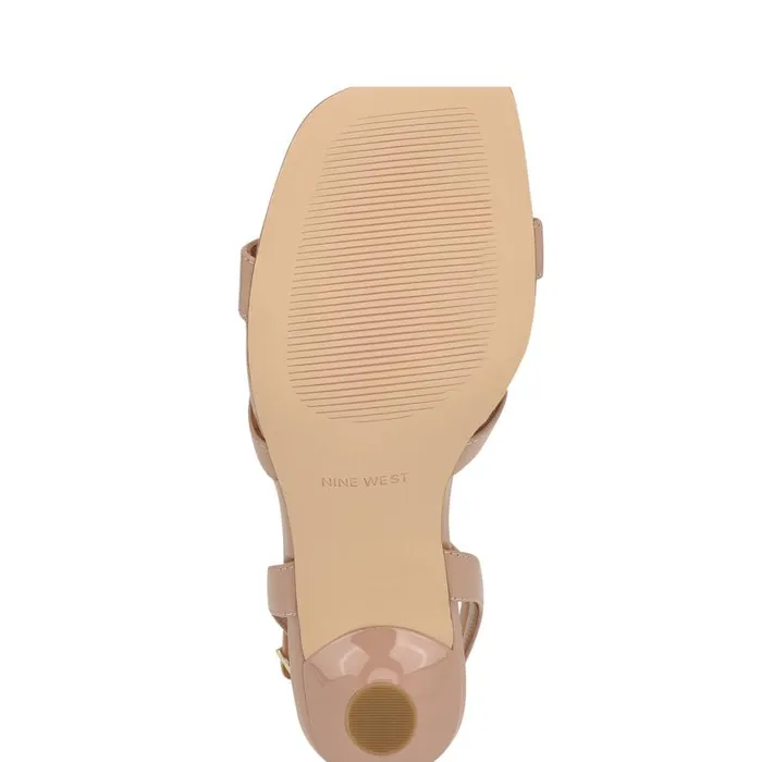 Kuane Ankle Strap Sandals Natural Women Nine West Sandals