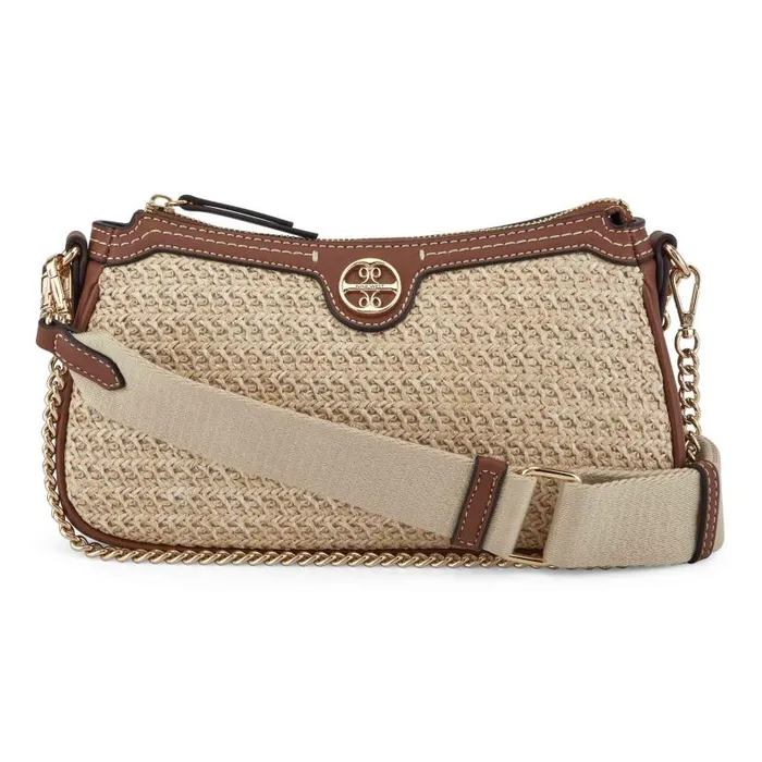 Kyelle Convertible Shoulder Bag Natural Dark Camel WomenMen Nine West New Handbags