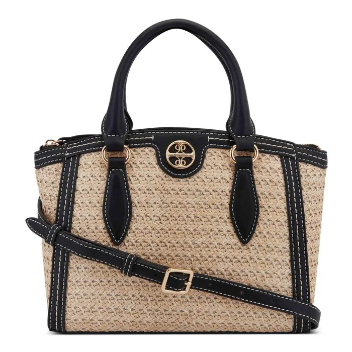 Kyelle Small Satchel Crossbody Natural Black WomenMen Nine West New Handbags