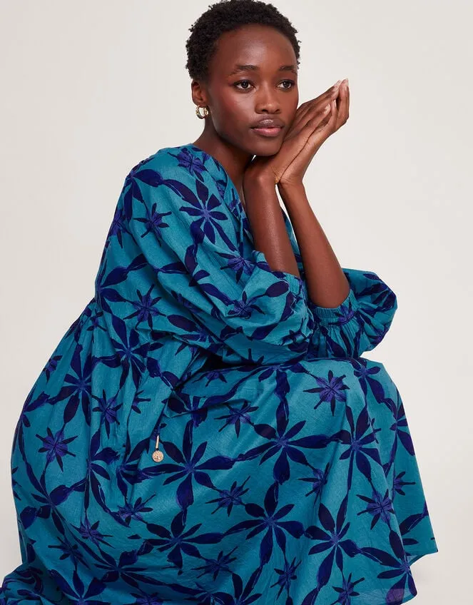 La Galeria Elefante Smock Dress Blue Women Monsoon Dresses