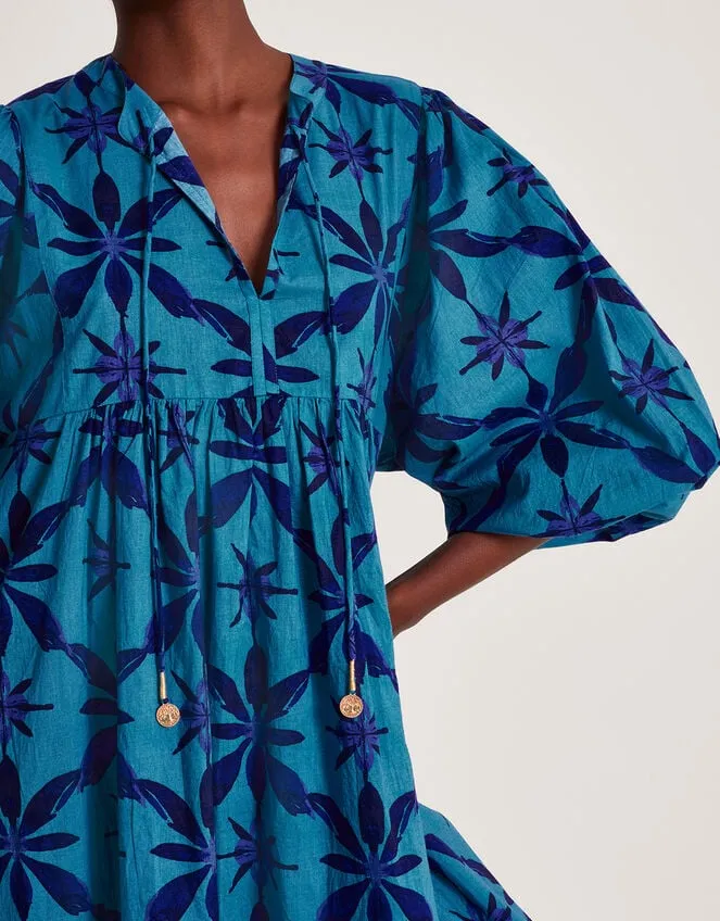 La Galeria Elefante Smock Dress Blue Women Monsoon Dresses