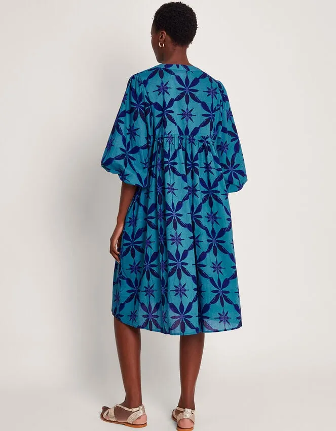 La Galeria Elefante Smock Dress Blue Women Monsoon Dresses