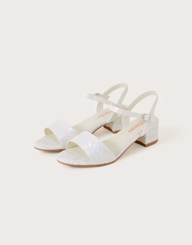 Lacey Sandals Ivory Children Monsoon Girls039 Shoes and Sandals