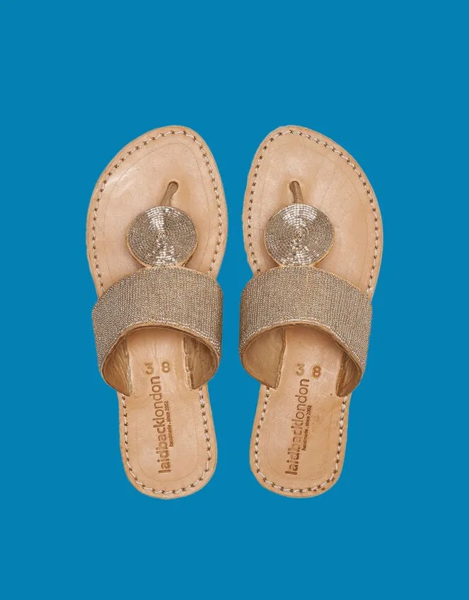 Laidback London Heron Leather Sandals Silver Women Monsoon Sandals