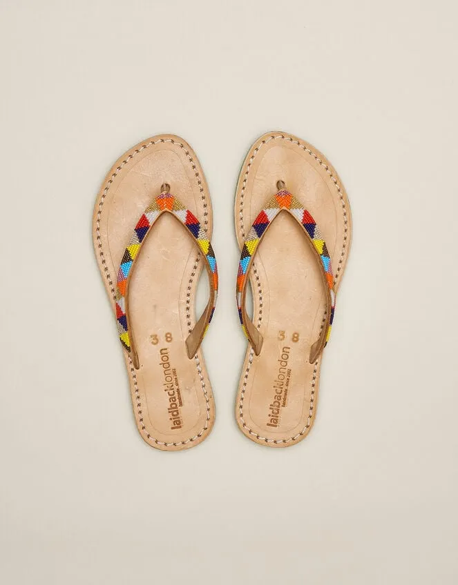 Laidback London Seri Leather Sandals Multi Women Monsoon Sandals