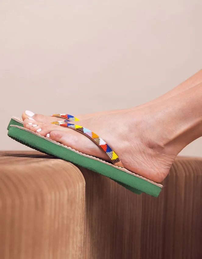 Laidback London Seri Leather Sandals Multi Women Monsoon Sandals