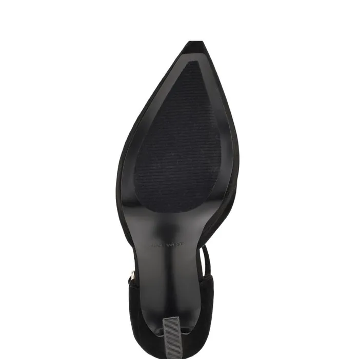 Laken Ankle Strap Heels Black Women Nine West Heels