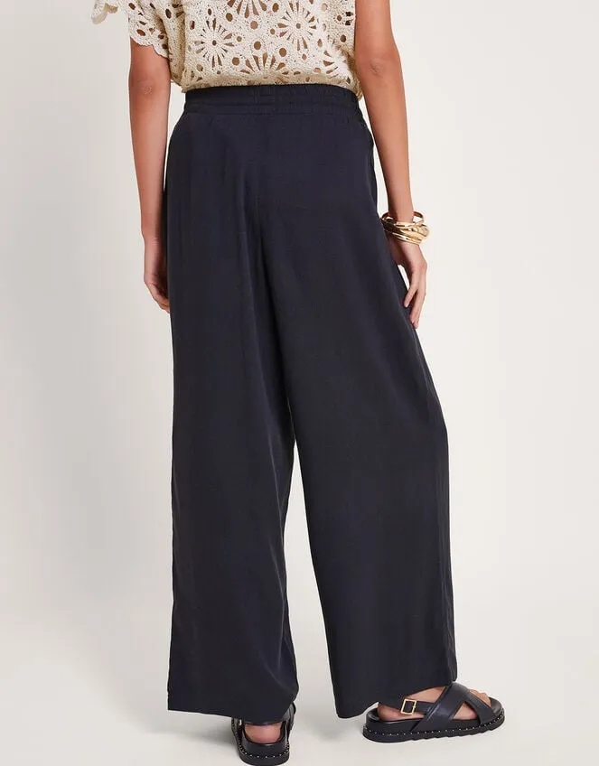 Lana Wide Leg Trousers Black Women Monsoon Beachwear and Swimwear