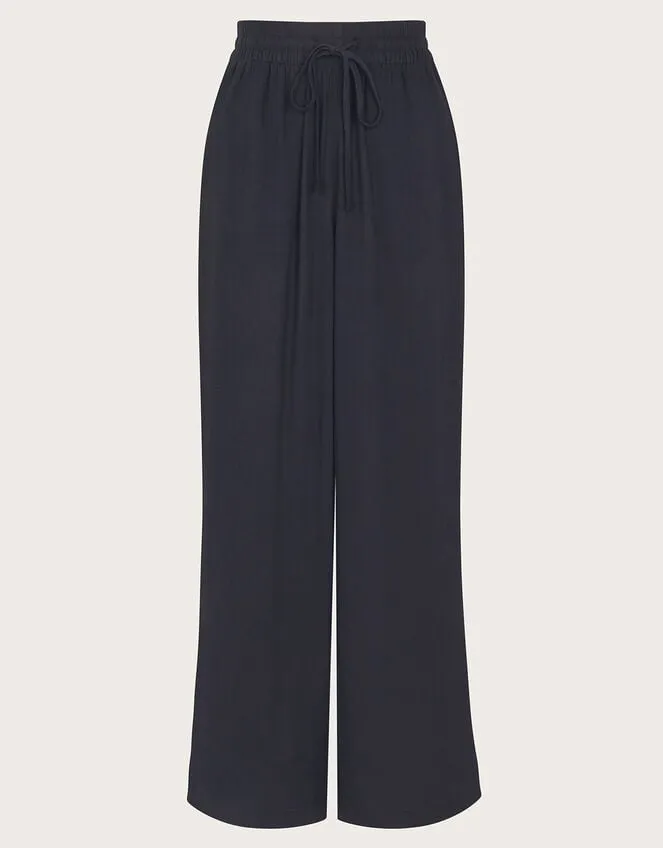 Lana Wide Leg Trousers Black Women Monsoon Beachwear and Swimwear