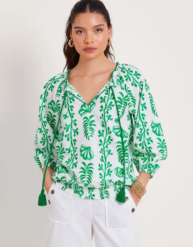 Lani Bubble Hem Top Ivory Women Monsoon Tops and Blouses