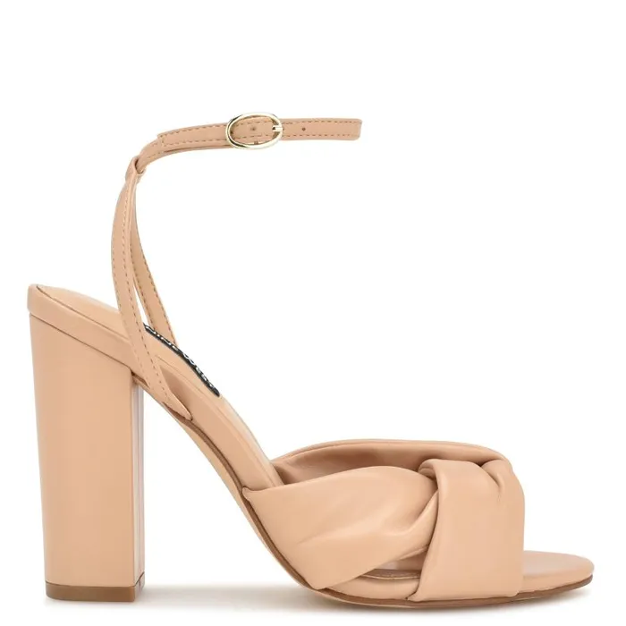 Larisa Heeled Sandals Warm Blush Women Nine West Sandals
