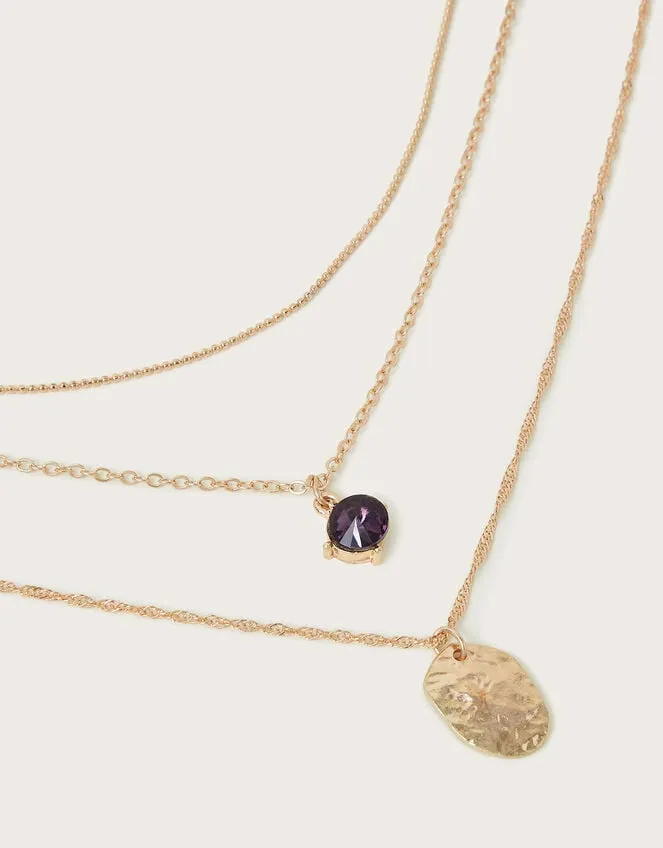 Layered Pendant Necklace Women Monsoon Jewellery and Hair
