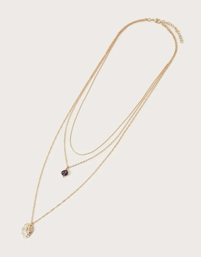Layered Pendant Necklace Women Monsoon Jewellery and Hair