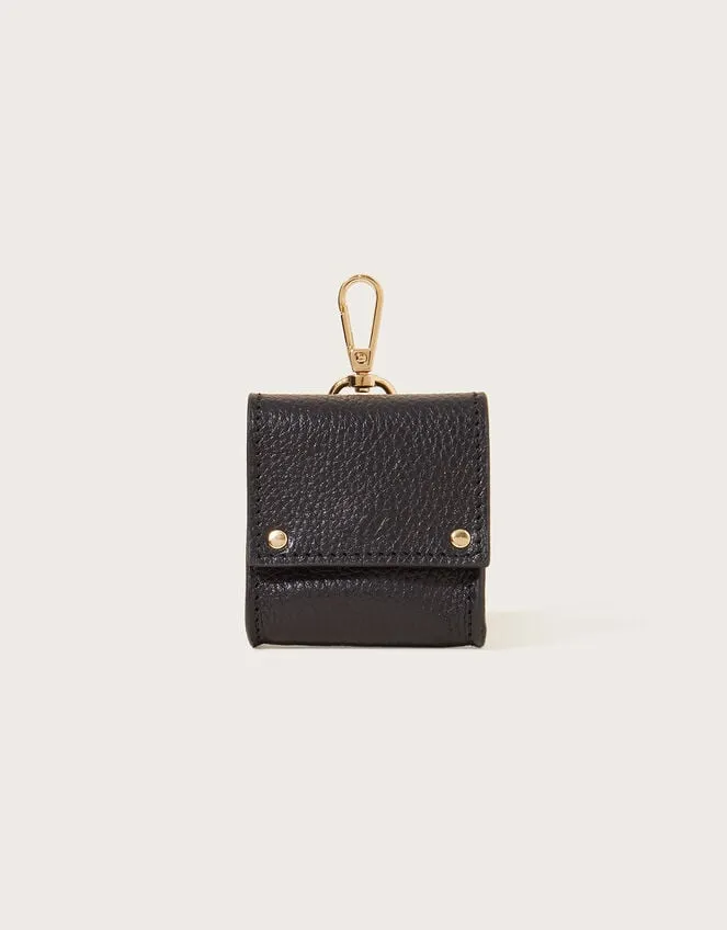 Leather Ear Pod Case Black Women Monsoon Bags and Purses