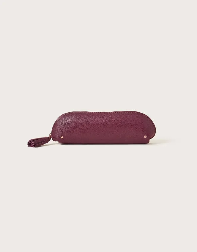 Leather Pencil Case Women Monsoon Bags and Purses