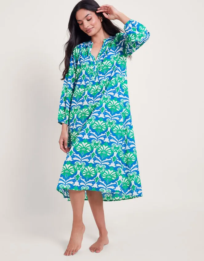 Leona Midi Dress Green Women Monsoon Dresses