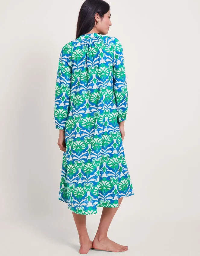 Leona Midi Dress Green Women Monsoon Dresses