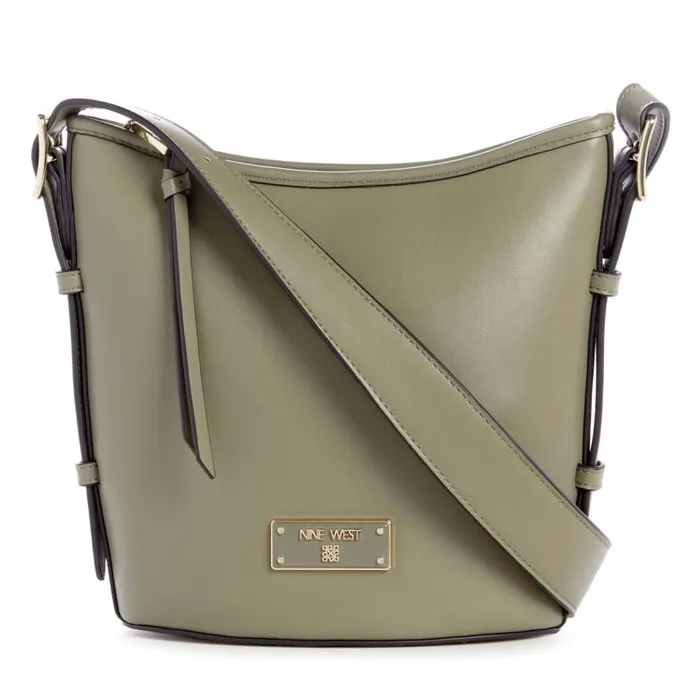 Leonel Bucket Crossbody Faded Army WomenMen Nine West Crossbody