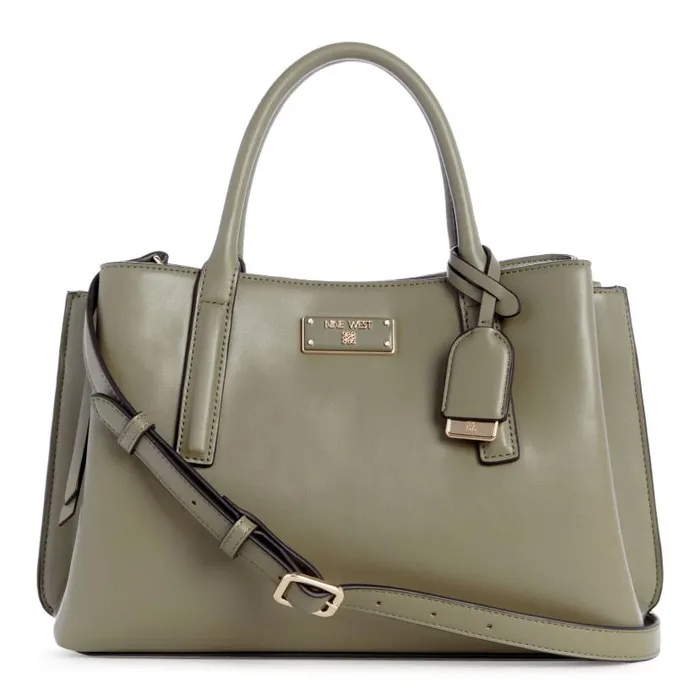 Leonel Satchel Faded Army WomenMen Nine West Satchels and Shoulder Bags