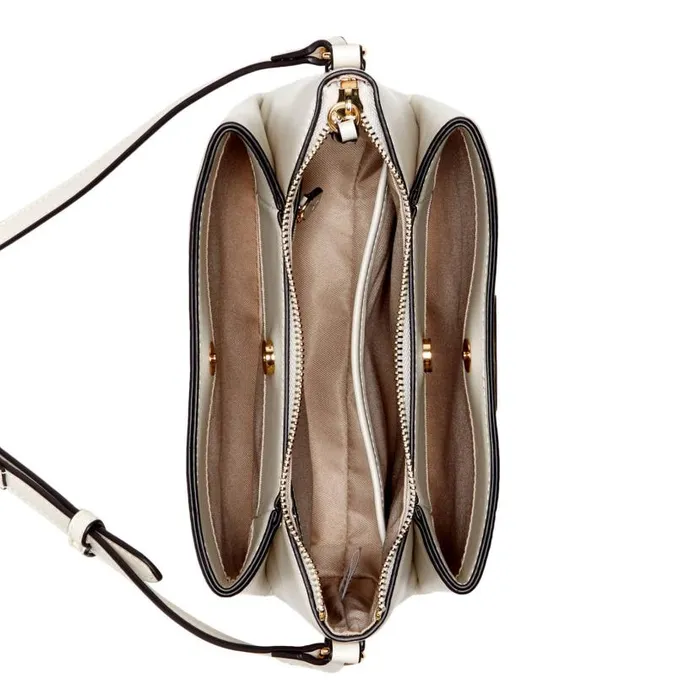 Leonel Triple Compartment Crossbody Milk WomenMen Nine West Crossbody