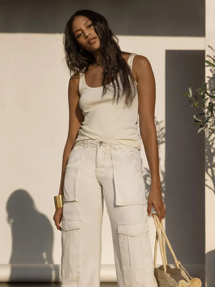 Level Up Standard Rise Denim Cargo Pant Powdered Sugar Women Sanctuary Clothing Denim Level Up Standard Rise Denim Cargo Pant Powdered Sugar Women Sanctuary Clothing Denim