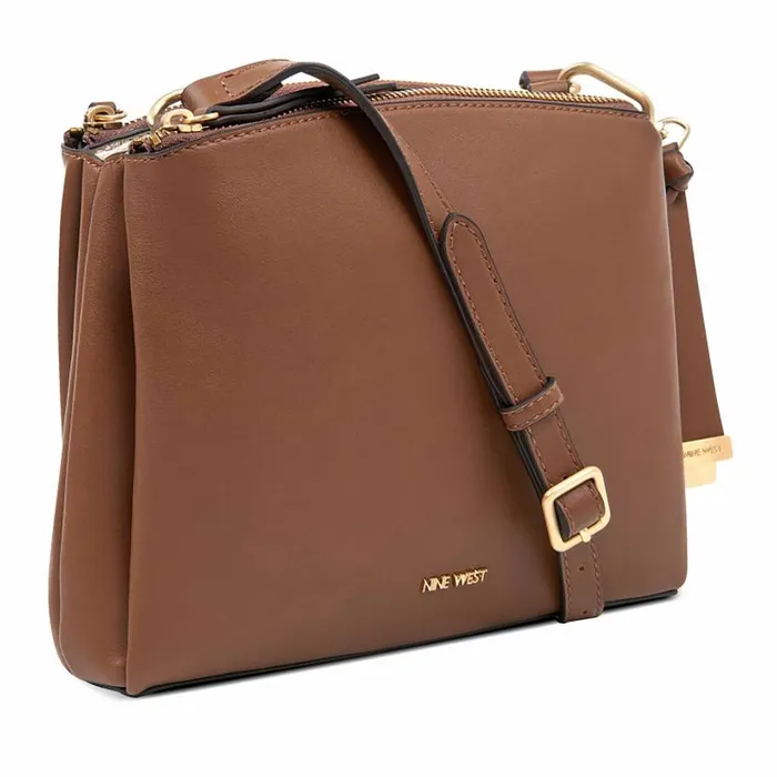 Levona Mini AList Crossbody Cognac WomenMen Nine West Crossbody