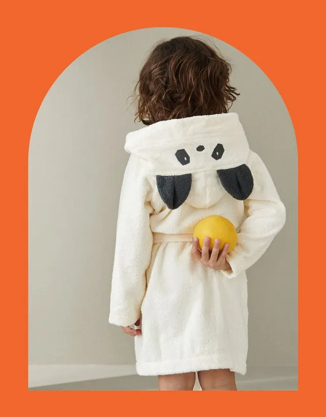 Liewood Lily Panda Bathrobe Cream Children Monsoon Boys039 Accessories